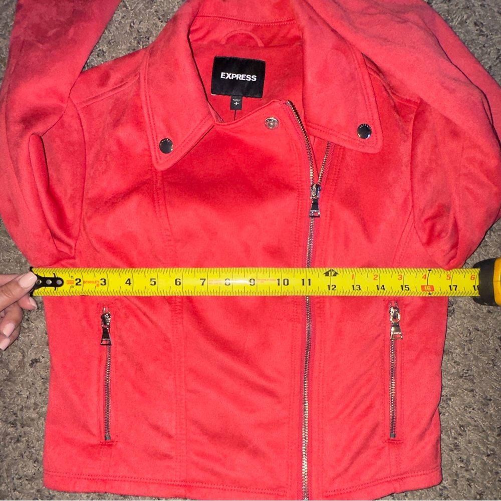 EXPRESS Moto Faux Suede Jacket - Picture 16 of 16